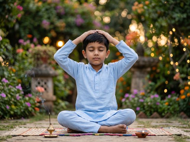 Child activating midbrain